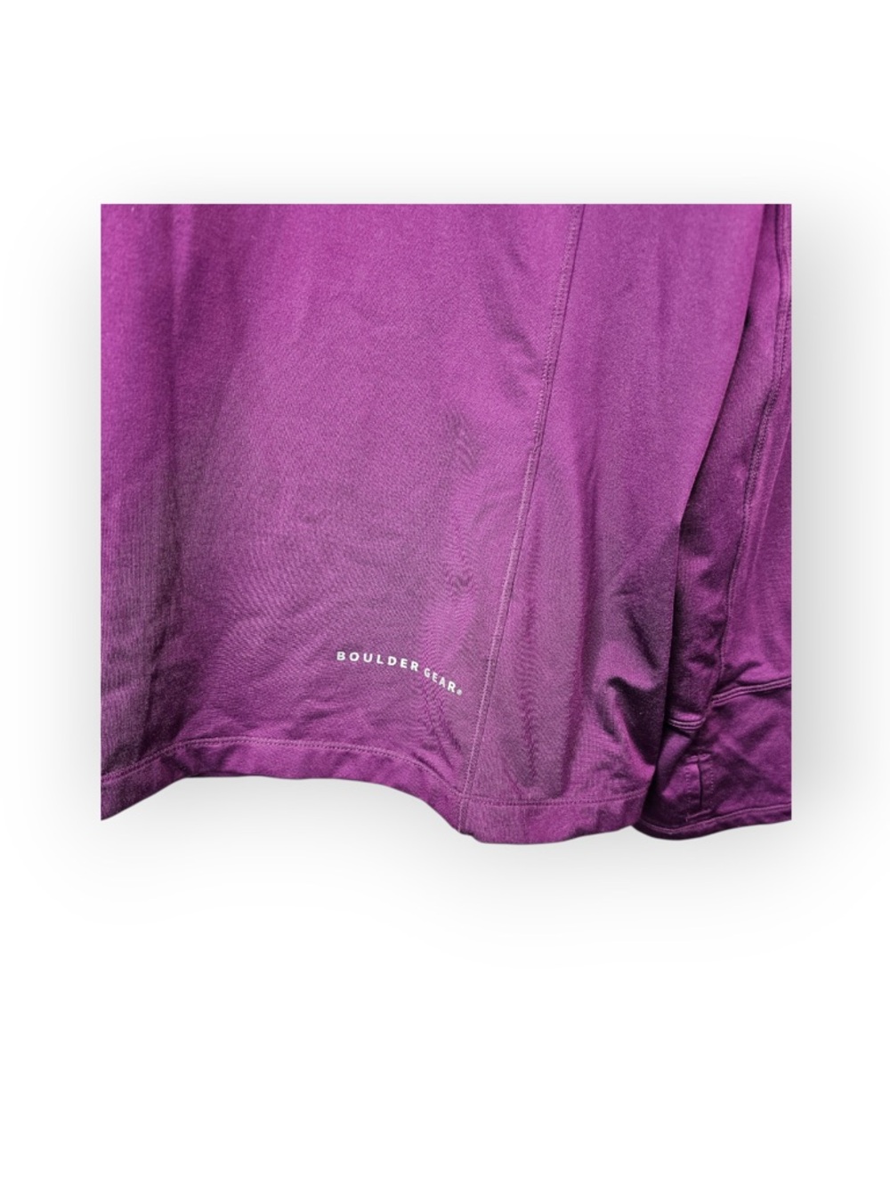 Boulder Gear Dashing Quarter-Zip Performance Fleece Purple XL - Picture 3 of 6